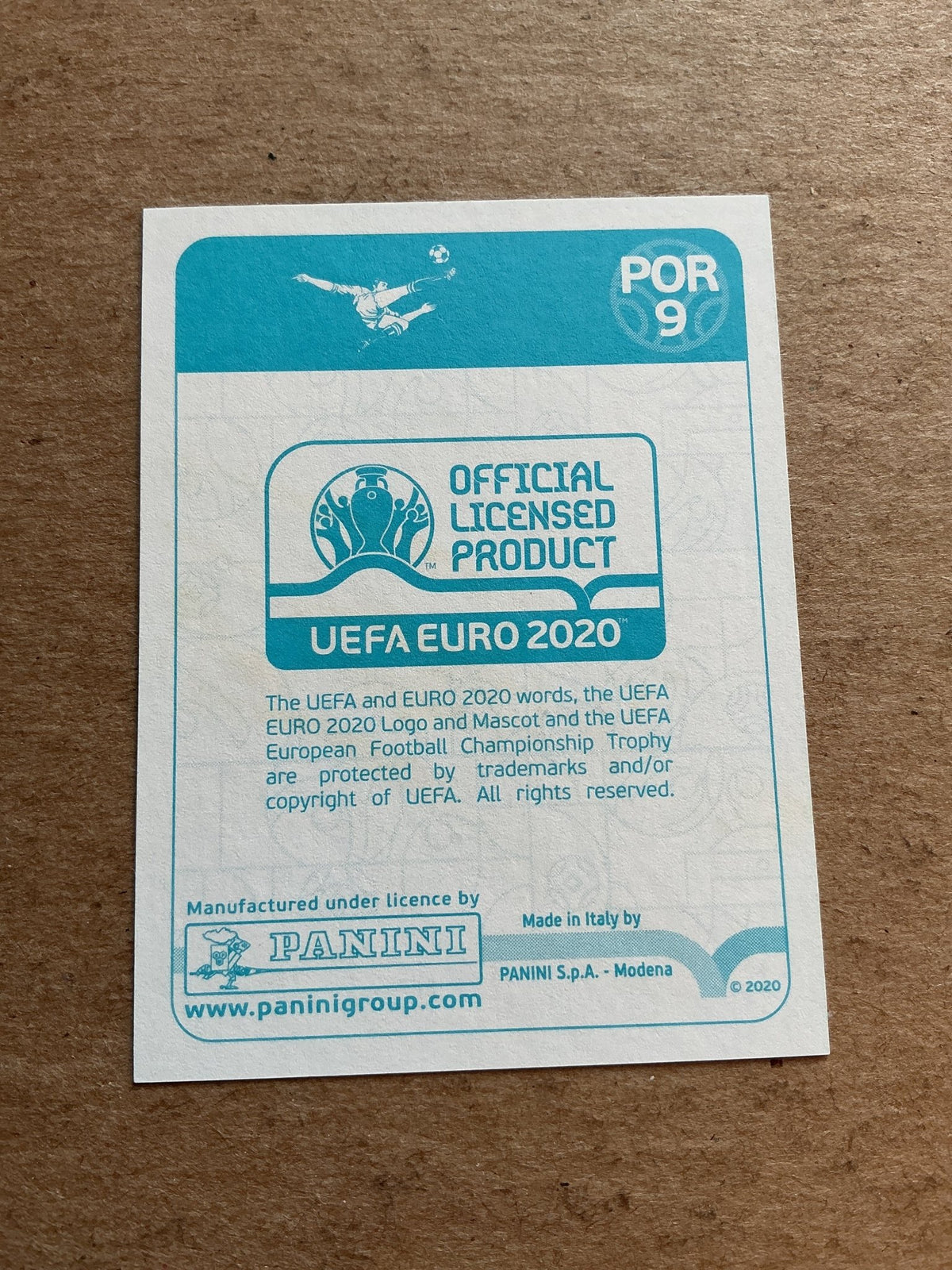 Beto, Portugal 🇵🇹 UEFA Euro 2020 Panini hand signed - Autographs-World