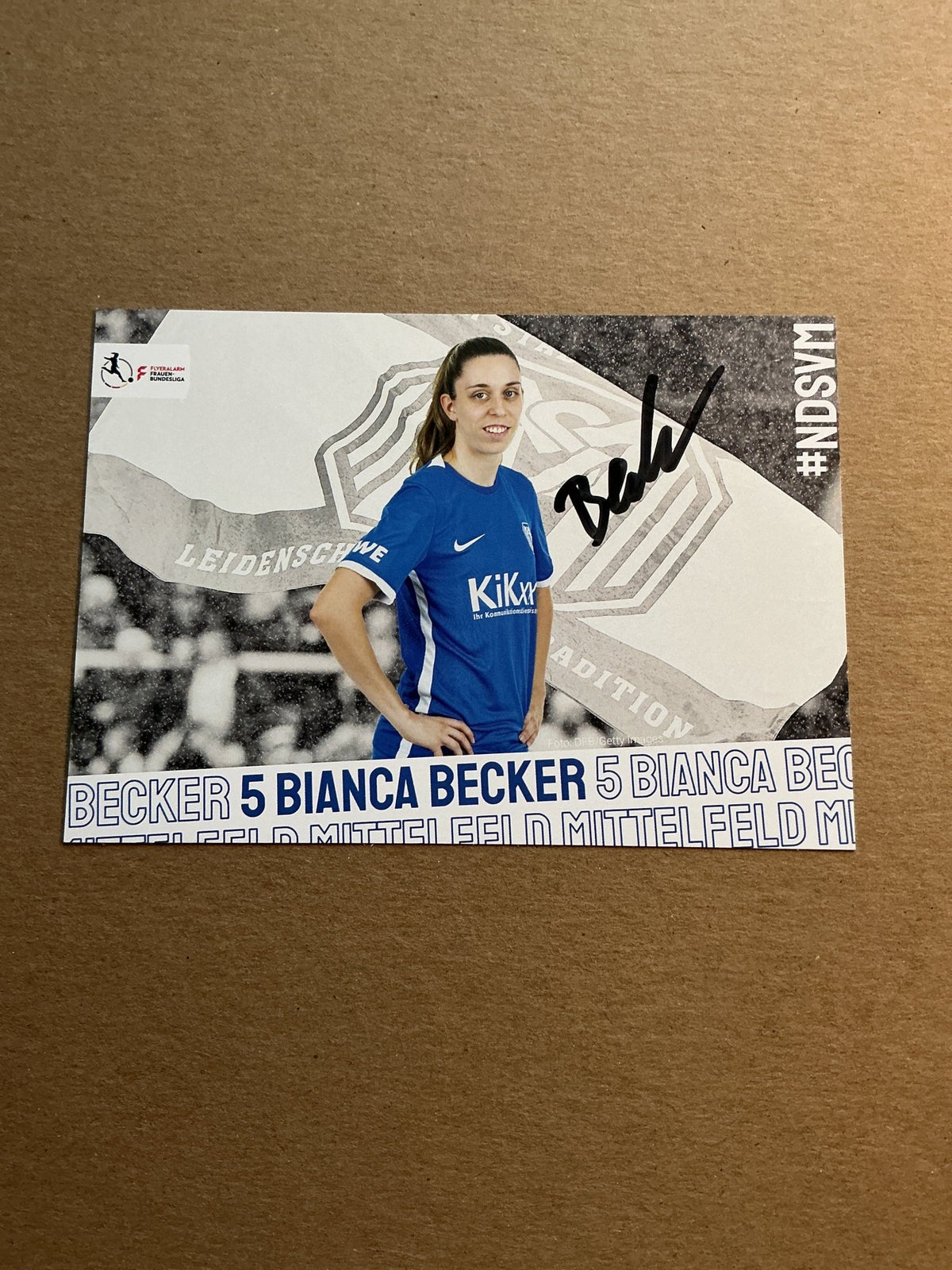 Bianca Becker, Germany 🇩🇪 SV Meppen 2022/23 hand signed - Autographs-World