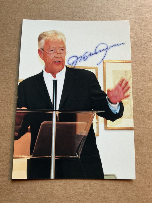 Björn Engholm, Germany 🇩🇪 Minister-President Schleswig-Holstein 2024 hand signed - Autographs-World