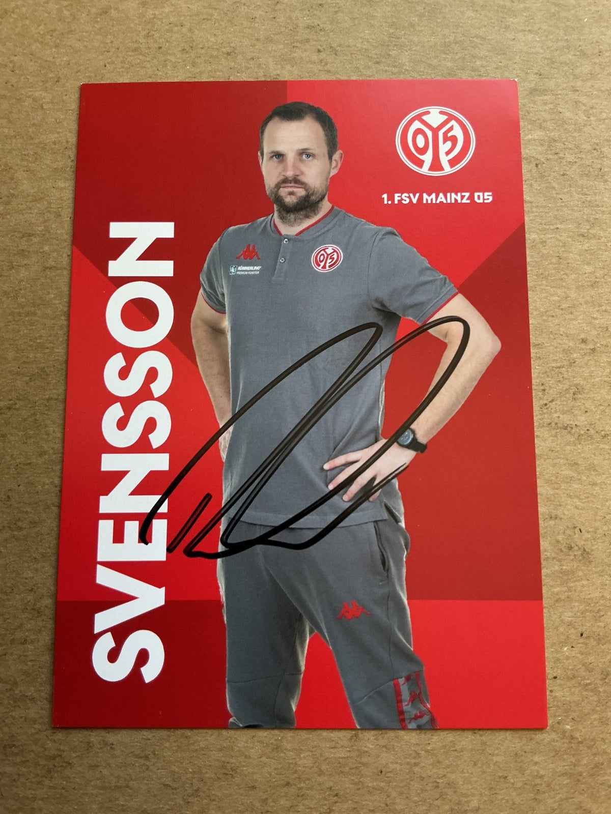 Bo Svensson, Denmark 🇩🇰 FSV Mainz 05 2020/21 hand signed - Autographs-World
