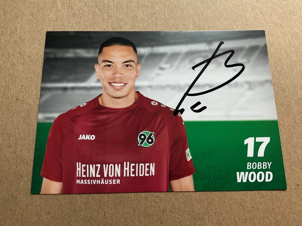 Bobby Wood, USA 🇺🇸 Hannover 96 2018/19 hand signed - Autographs-World