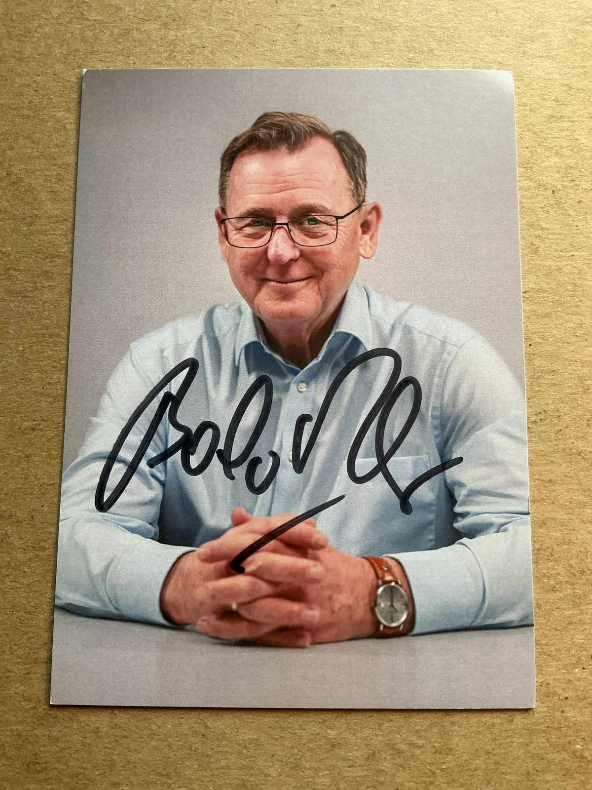 Bodo Ramelow, Germany 🇩🇪 Vice-President Bundestag 2025 hand signed - Autographs-World