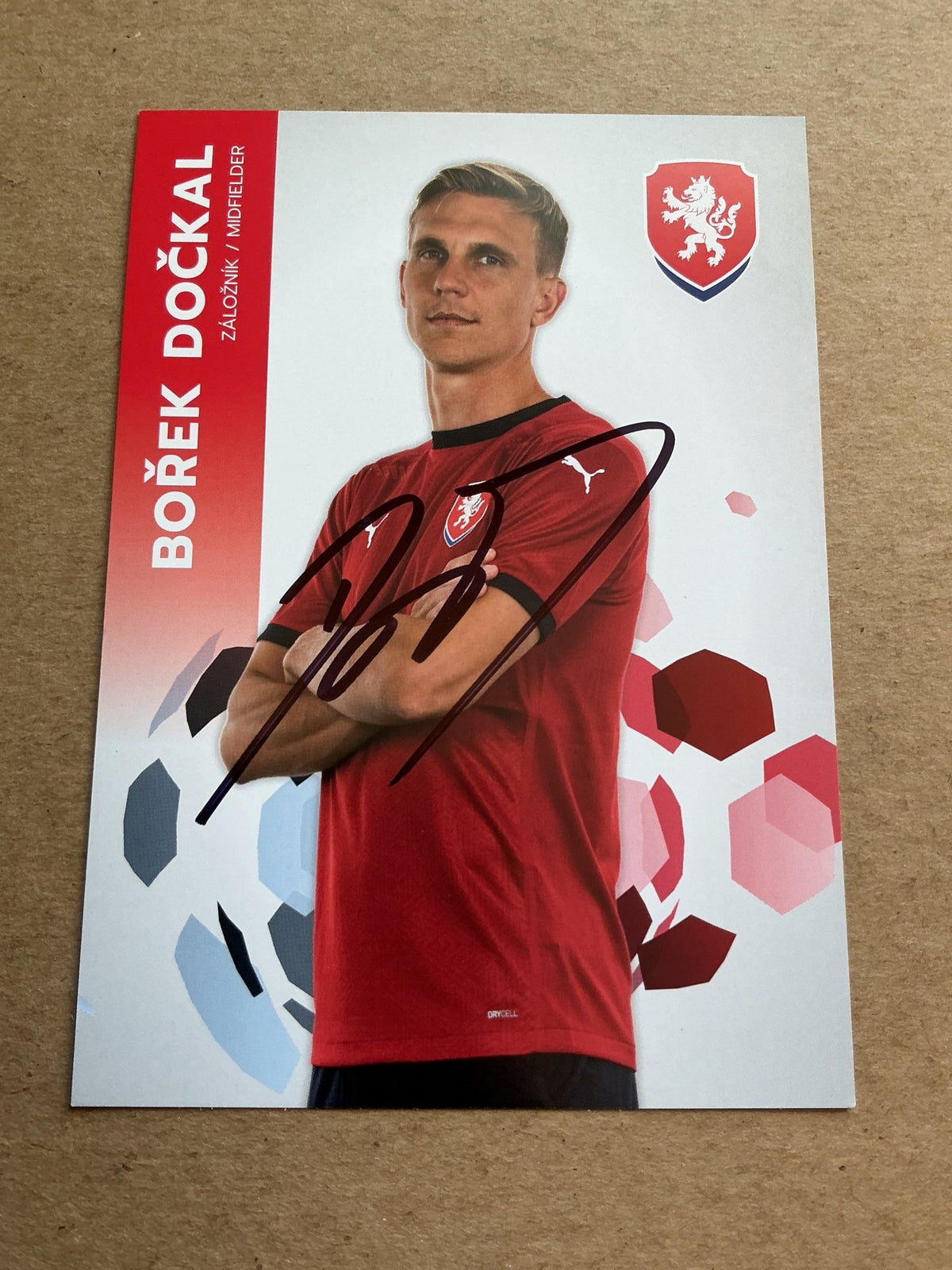 Bořek Dočkal, Czech Republic 🇨🇿 UEFA Euro Cup 2020 hand signed - Autographs-World