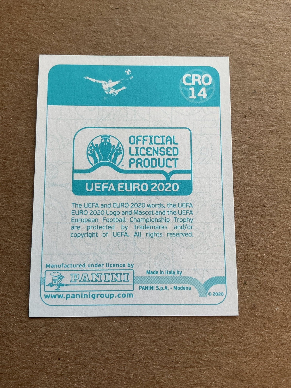 Borna Barišić, Croatia 🇭🇷 UEFA Euro 2020 Panini hand signed - Autographs-World