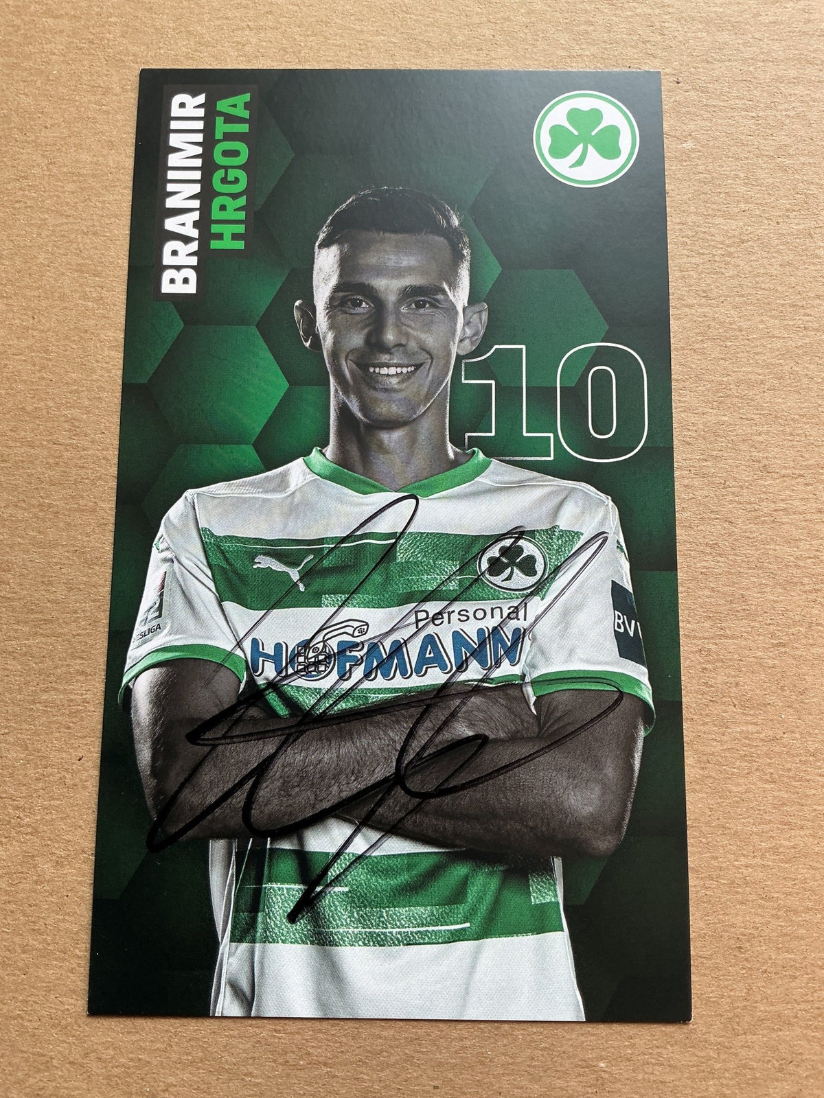 Branimir Hrgota, Sweden 🇸🇪 SpVgg Greuther Fürth 2020/21 hand signed - Autographs-World