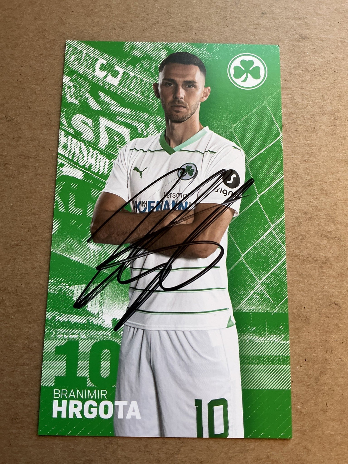 Branimir Hrgota, Sweden 🇸🇪 SpVgg Greuther Fürth 2023/24 hand signed - Autographs-World