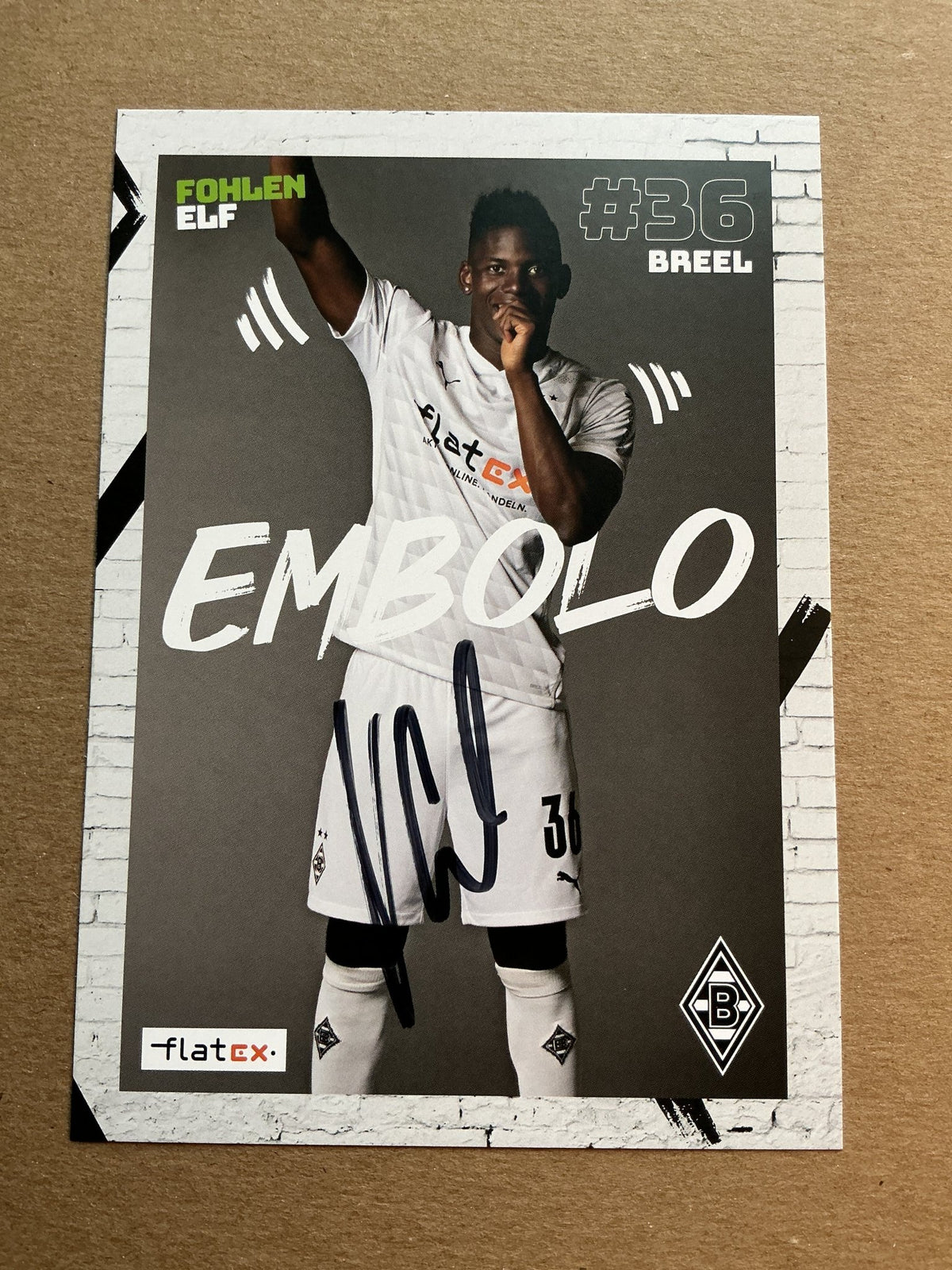 Breel Embolo, Switzerland 🇨🇭 Borussia Mönchengladbach 2020/21 hand signed - Autographs-World
