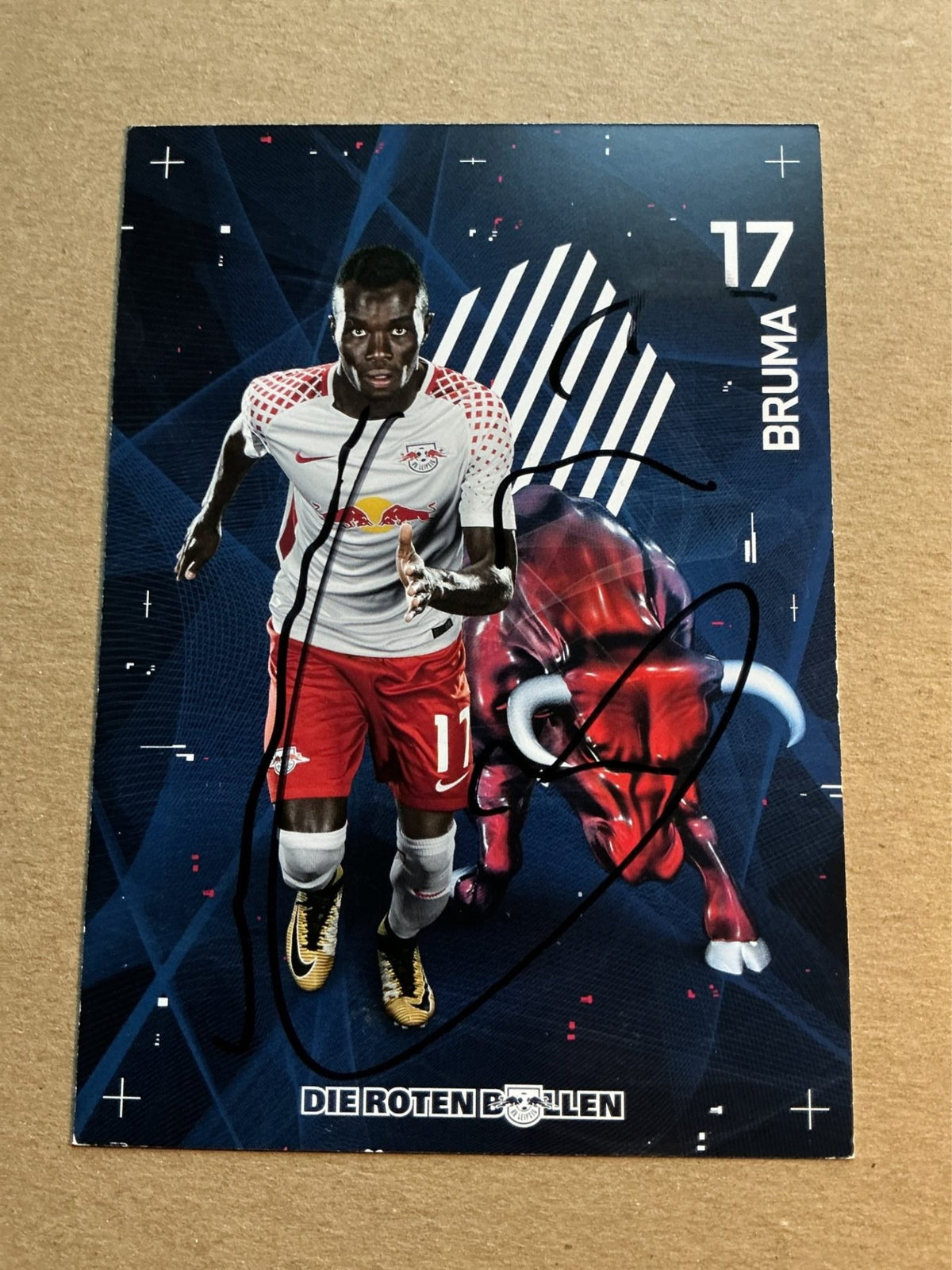 Bruma, Portugal 🇵🇹 RB Leipzig 2017/18 hand signed - Autographs-World