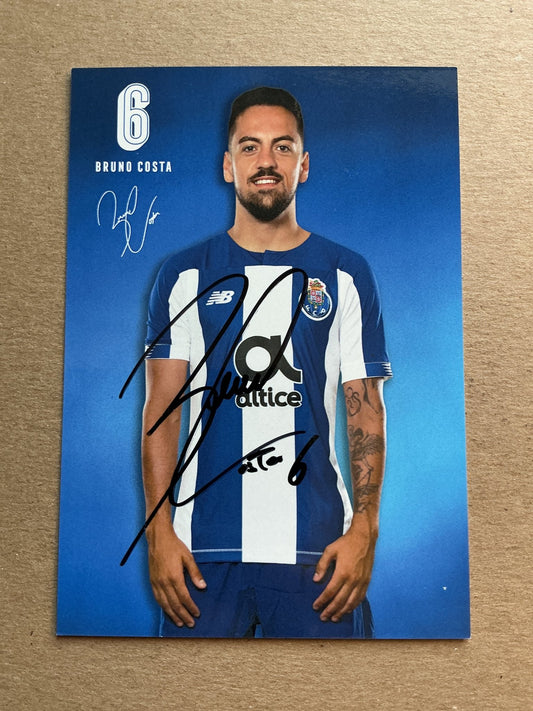 Bruno Costa, Portugal 🇵🇹 FC Porto 2019/20 hand signed - Autographs-World