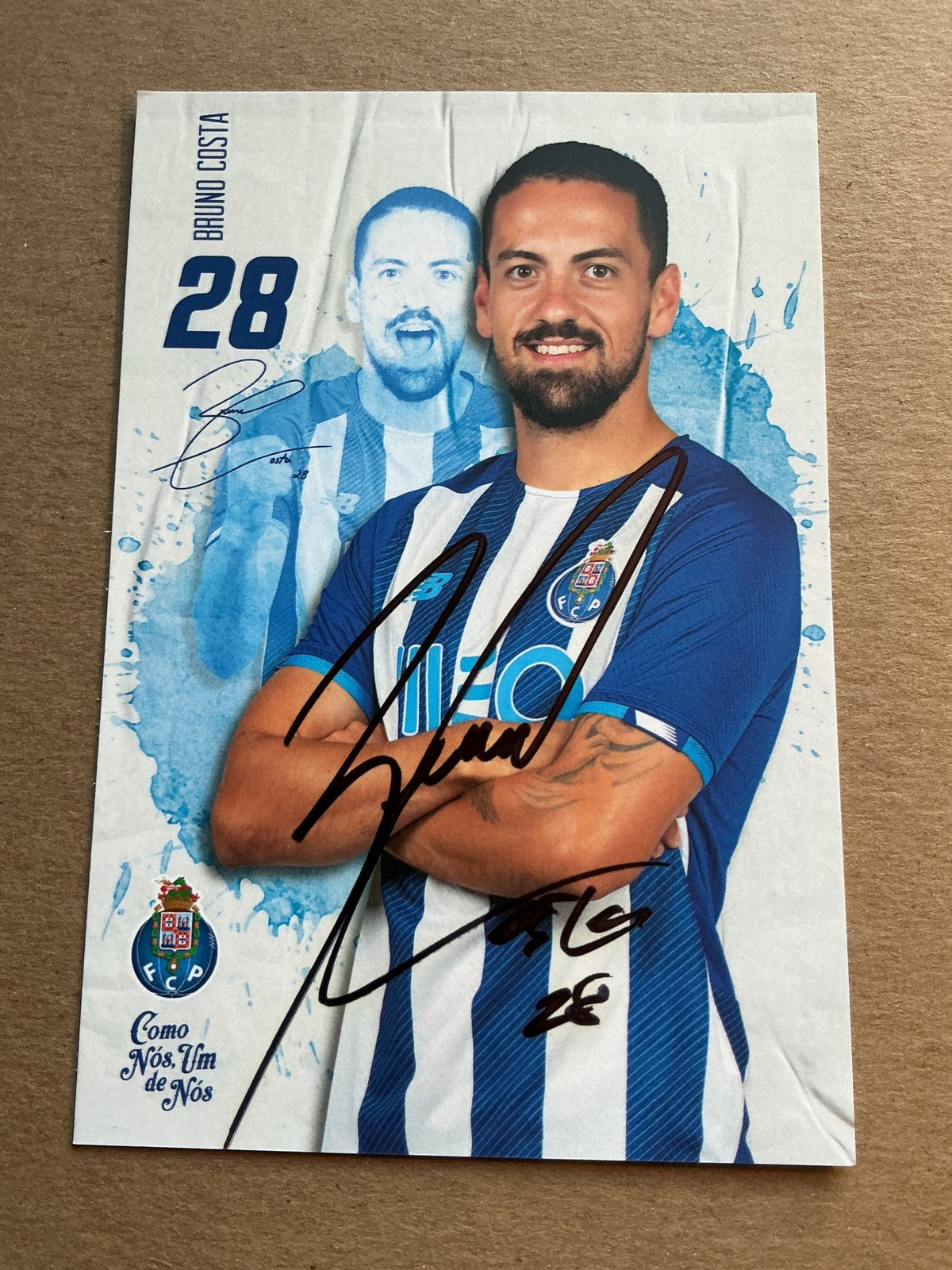 Bruno Costa, Portugal 🇵🇹 FC Porto 2021/22 hand signed - Autographs-World
