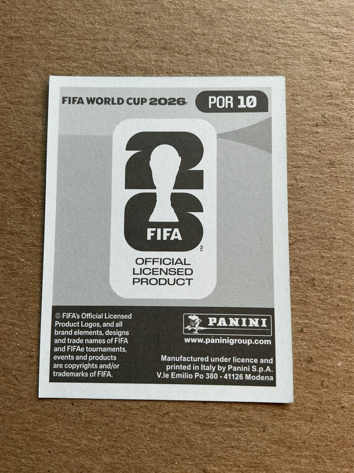 Bruno Fernandes, Portugal 🇵🇹 FIFA World Cup 2026 Panini hand signed - Autographs-World