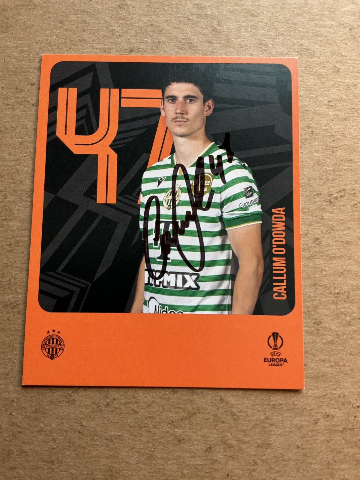 Callum O’Dowda, Ireland 🇮🇪 Ferencvaros 2025/26 hand signed - Autographs-World