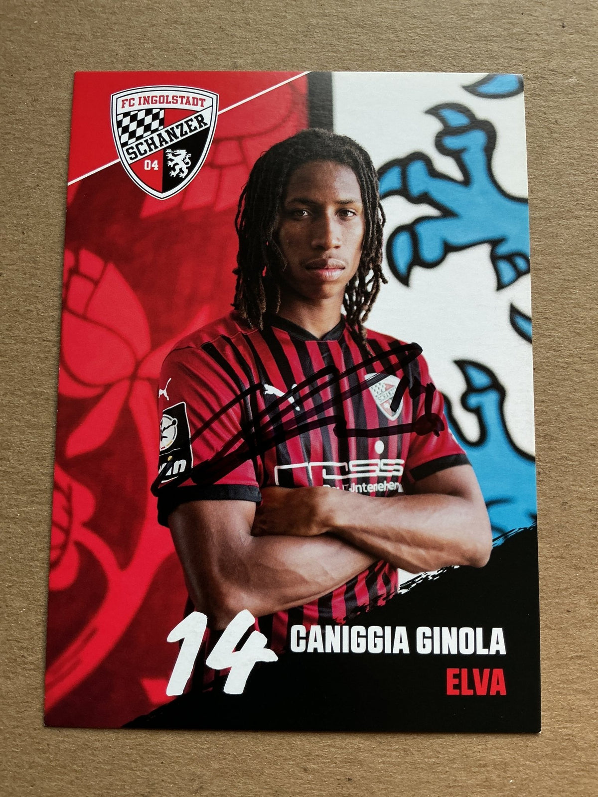 Caniggia Ginola Elva, St. Lucia 🇱🇨 FC Ingolstadt 04 2020/21 hand signed - Autographs-World
