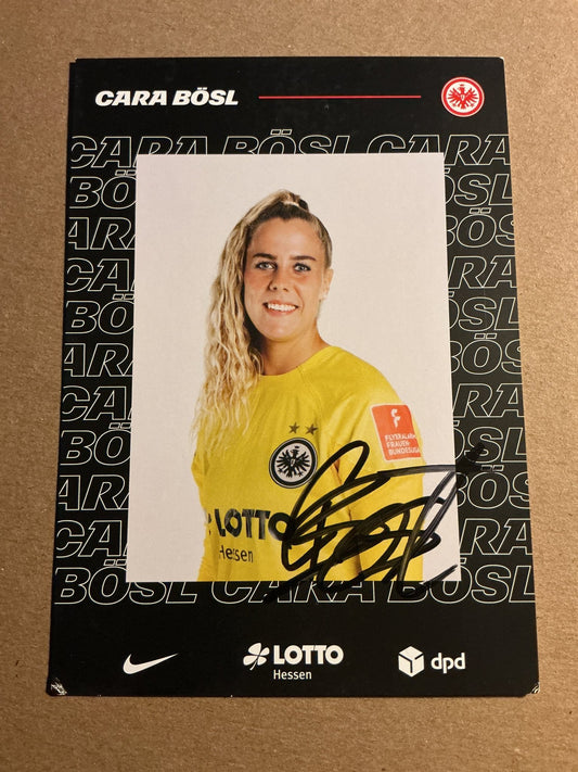 Cara Bösl, Germany 🇩🇪 Eintracht Frankfurt 2022/23 hand signed - Autographs-World