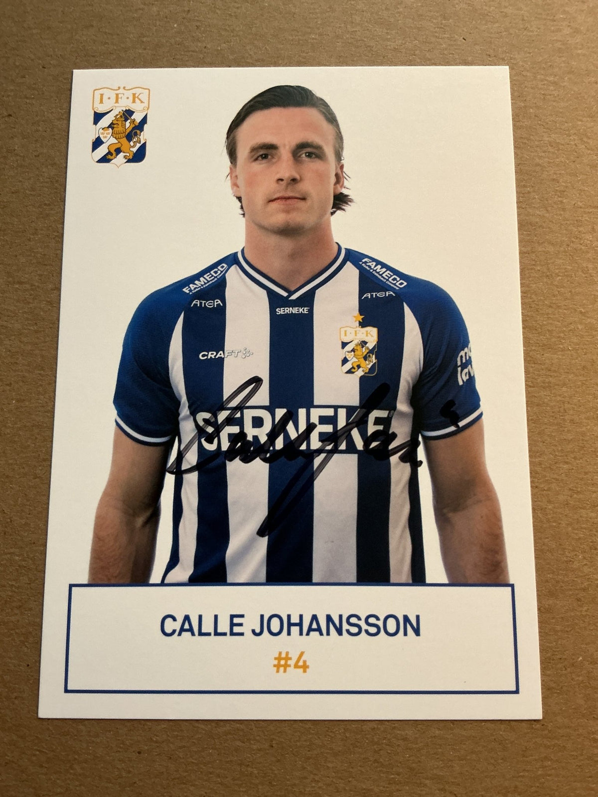 Carl Johansson, Sweden 🇸🇪 IFK Göteborg 2021/22 hand signed - Autographs-World