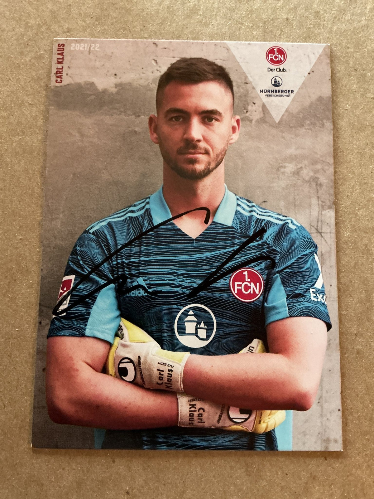 Carl Klaus, Germany 🇩🇪 1.FC Nürnberg 2021/22 hand signed - Autographs-World