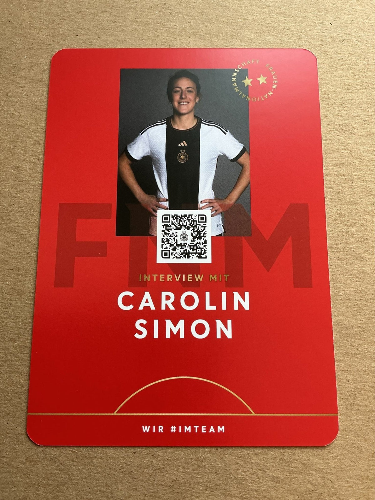 Carolin Simon, Germany 🇩🇪 FIFA World Cup 2023 hand signed - Autographs-World