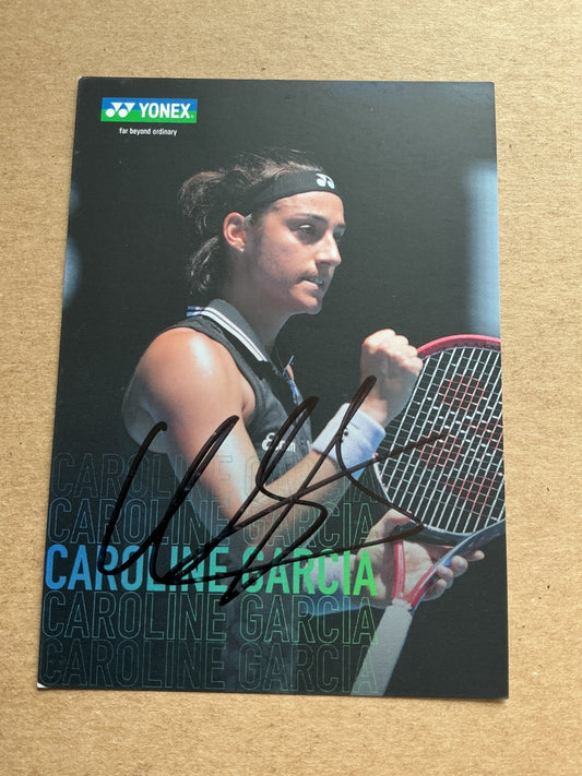 Caroline Garcia, France 🇫🇷 Tennis Sports 2025 hand signed - Autographs-World