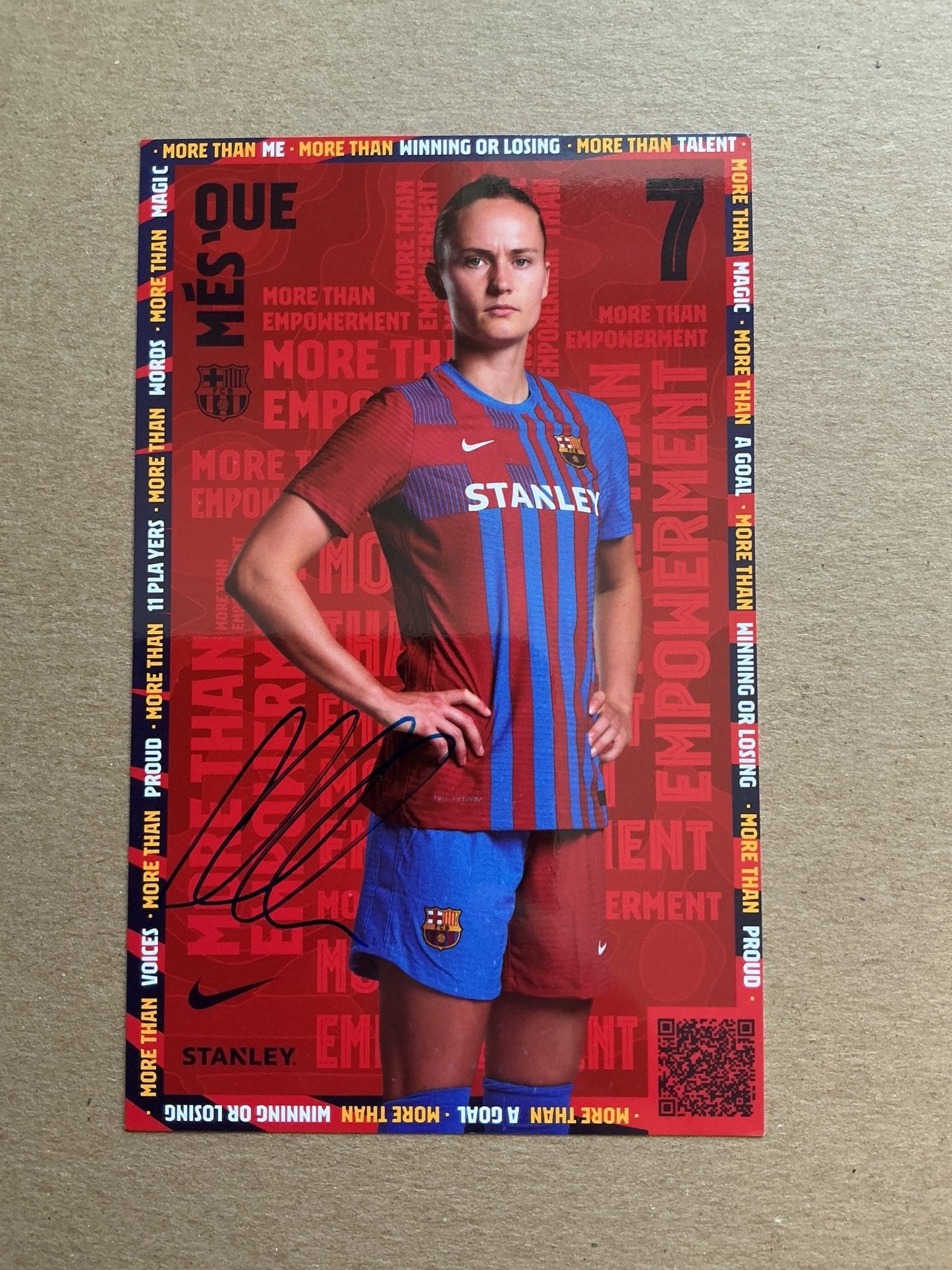 Caroline Graham Hansen, Norway 🇳🇴 FC Barcelona 2021/22 hand signed - Autographs-World