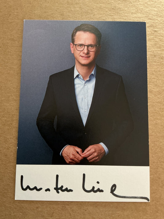 Carsten Linnemann, Germany 🇩🇪 Member of Parlament 2025 hand signed - Autographs-World