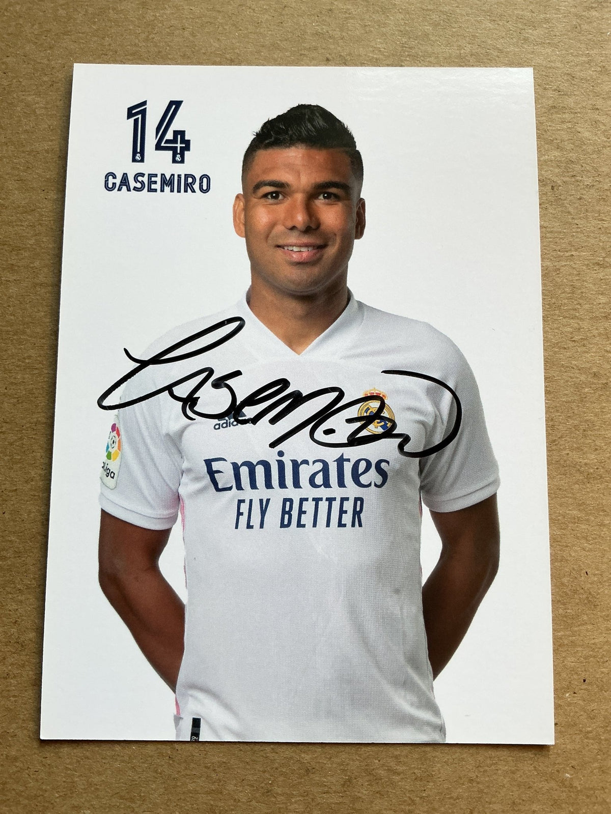 Casemiro, Brazil 🇧🇷 Real Madrid 2020/21 hand signed - Autographs-World