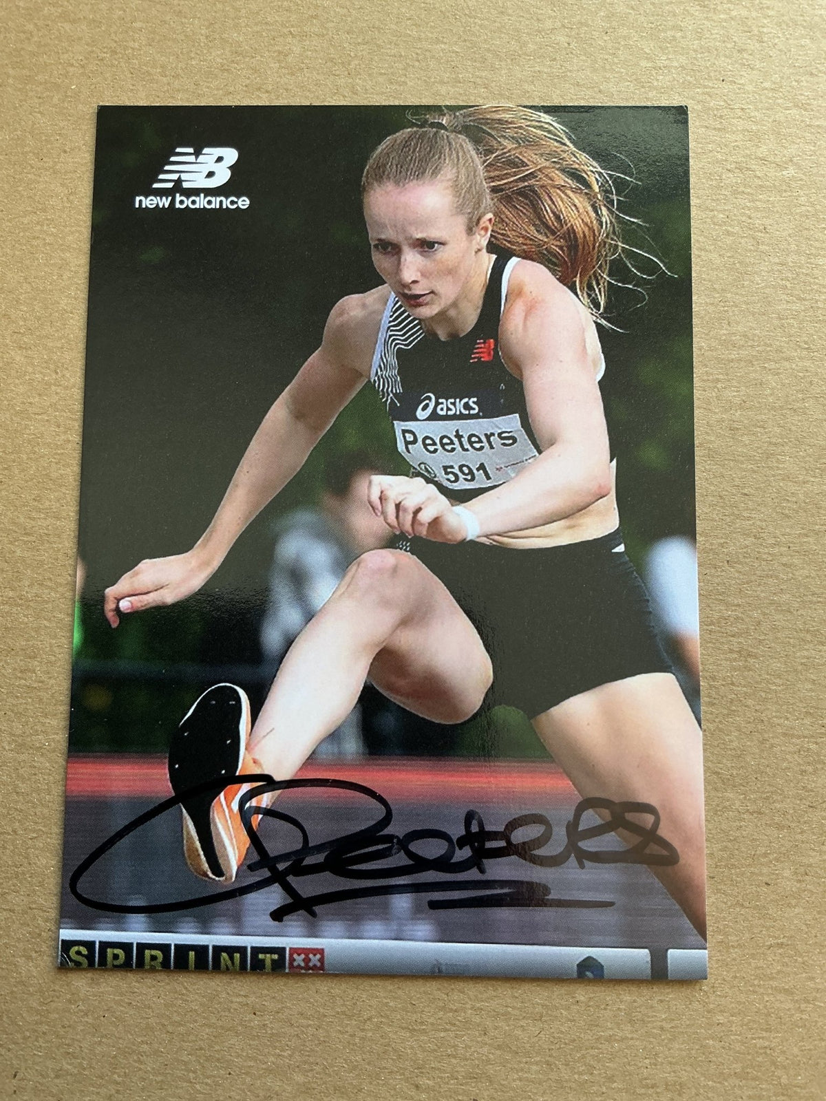 Cathelijn Peeters, Netherlands 🇳🇱 Athletics Summer Olympics 2024 hand signed - Autographs-World