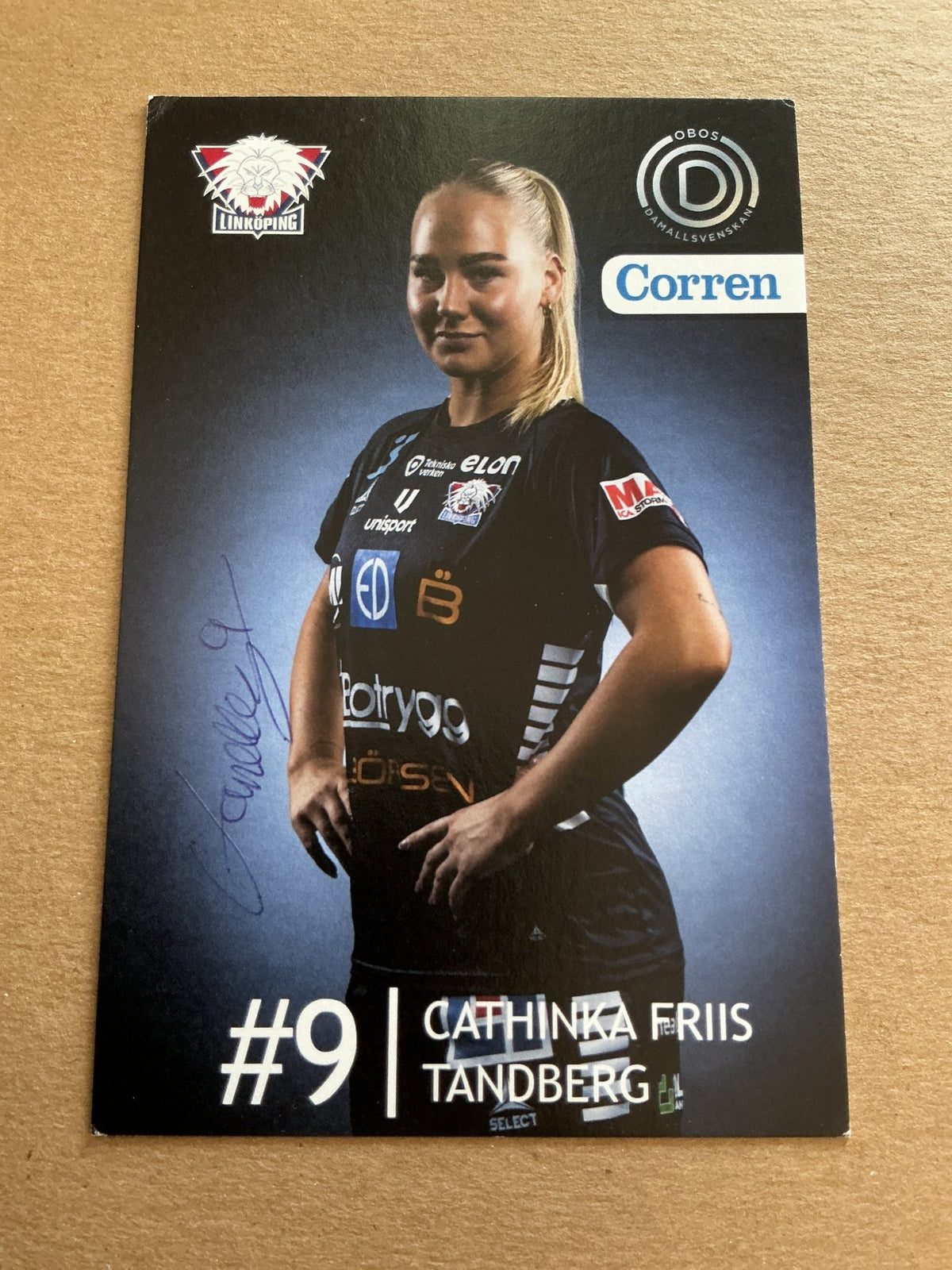 Cathinka Tandberg, Norway 🇳🇴 Linköping FC 2023/24 hand signed - Autographs-World