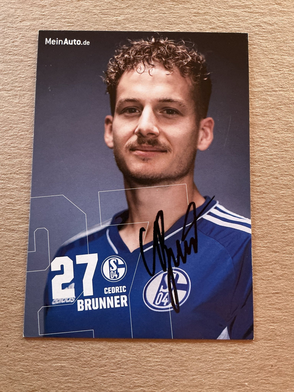 Cedric Brunner, Switzerland 🇨🇭 FC Schalke 04 2022/23 hand signed - Autographs-World