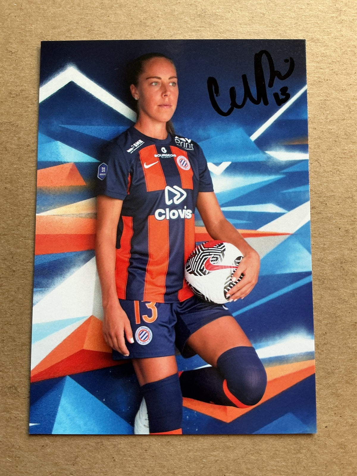 Celeste Boureille, USA 🇺🇸 Montpellier HSC 2023/24 hand signed - Autographs-World