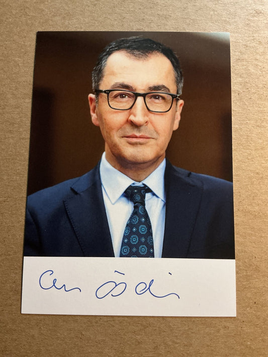 Cem Özdemir, Germany 🇩🇪 Minister of Food and Agriculture 2025 hand signed - Autographs-World