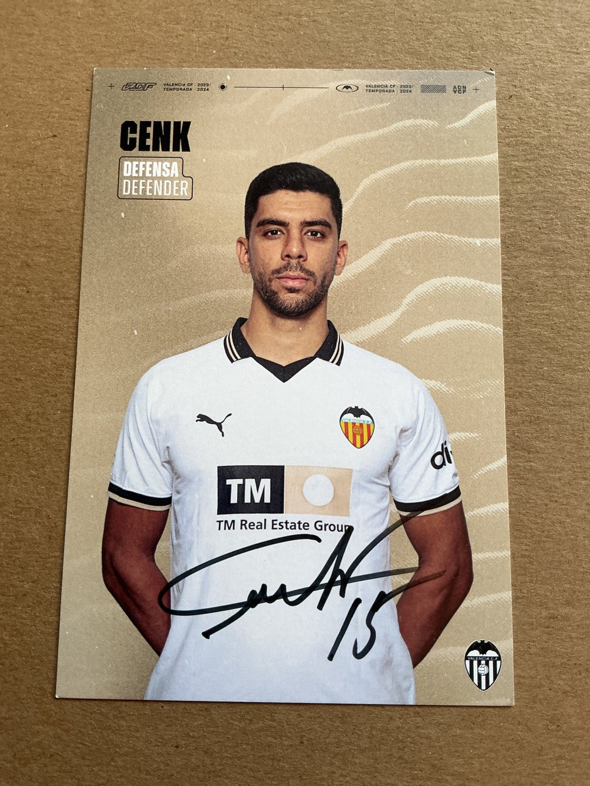 Cenk Özkacar, Türkiye 🇹🇷 Valencia CF 2023/24 hand signed - Autographs-World