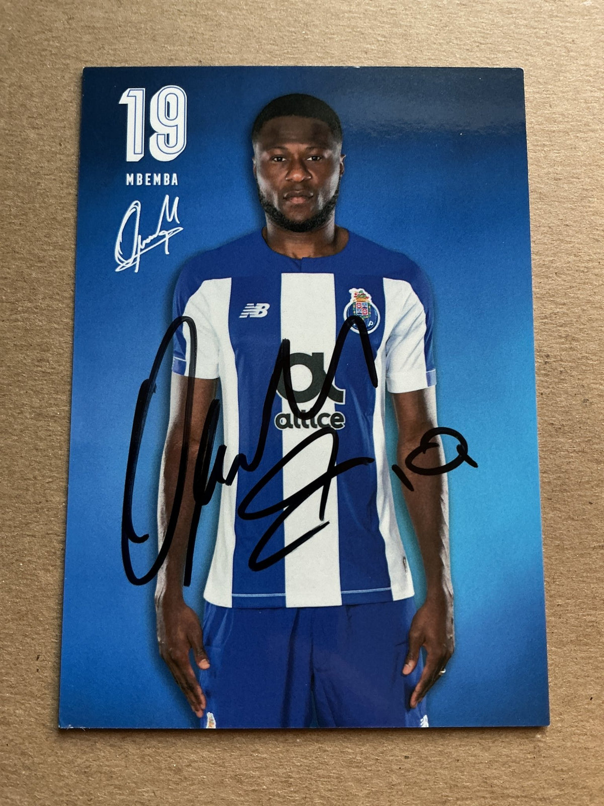 Chancel Mbemba, DR Kongo 🇨🇩 FC Porto 2019/20 hand signed - Autographs-World