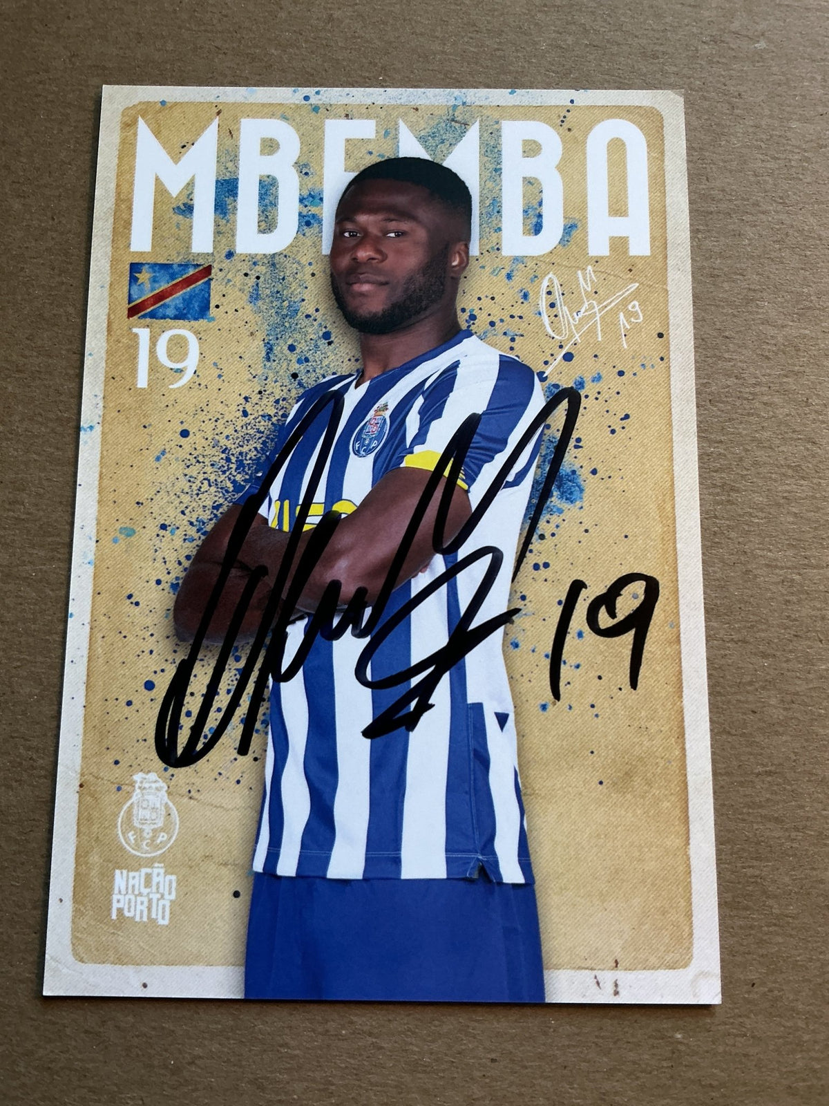 Chancel Mbemba, DR Kongo 🇨🇩 FC Porto 2020/21 hand signed - Autographs-World