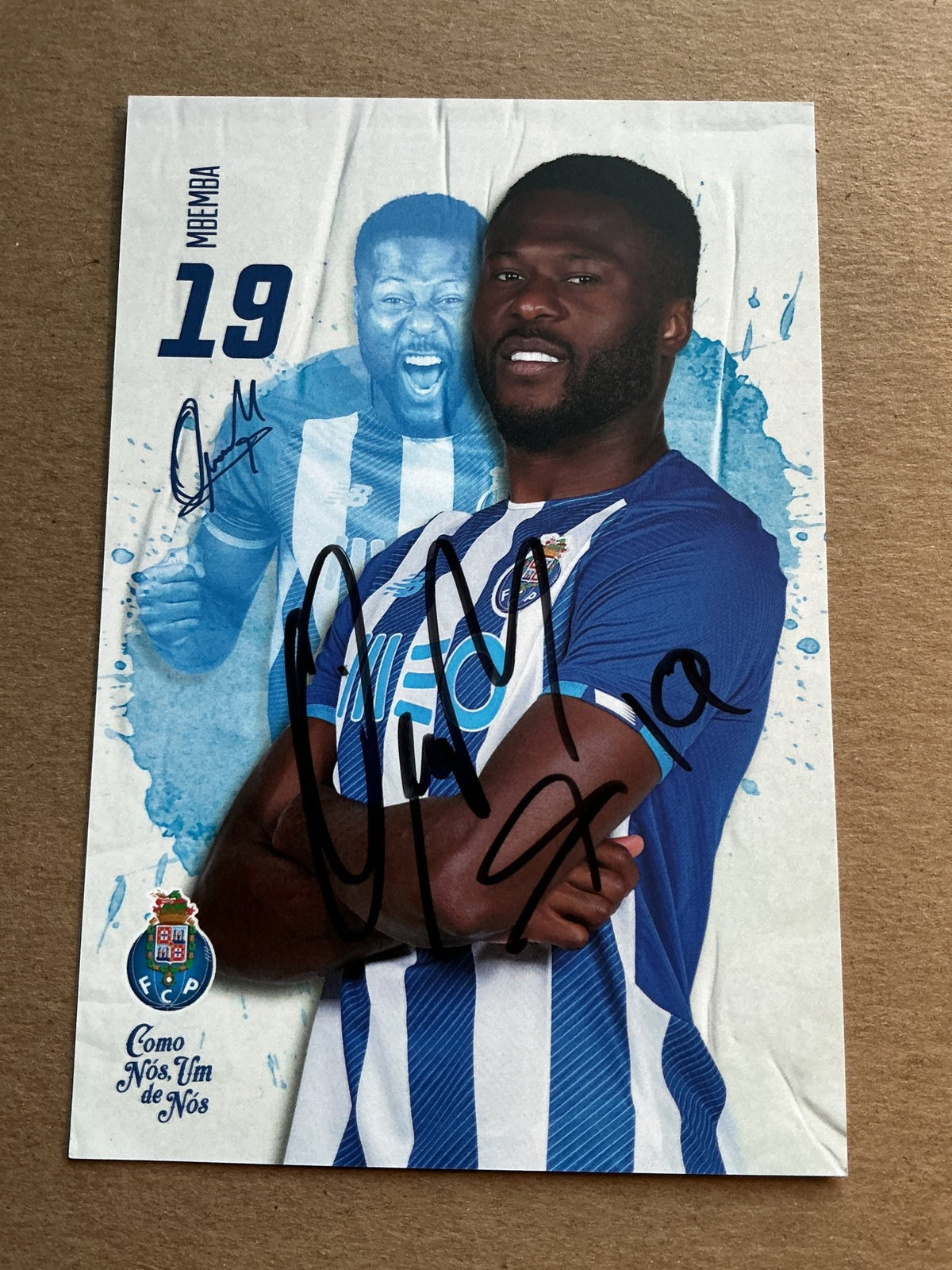 Chancel Mbemba, Kongo 🇨🇩 FC Porto 2021/22 hand signed - Autographs-World