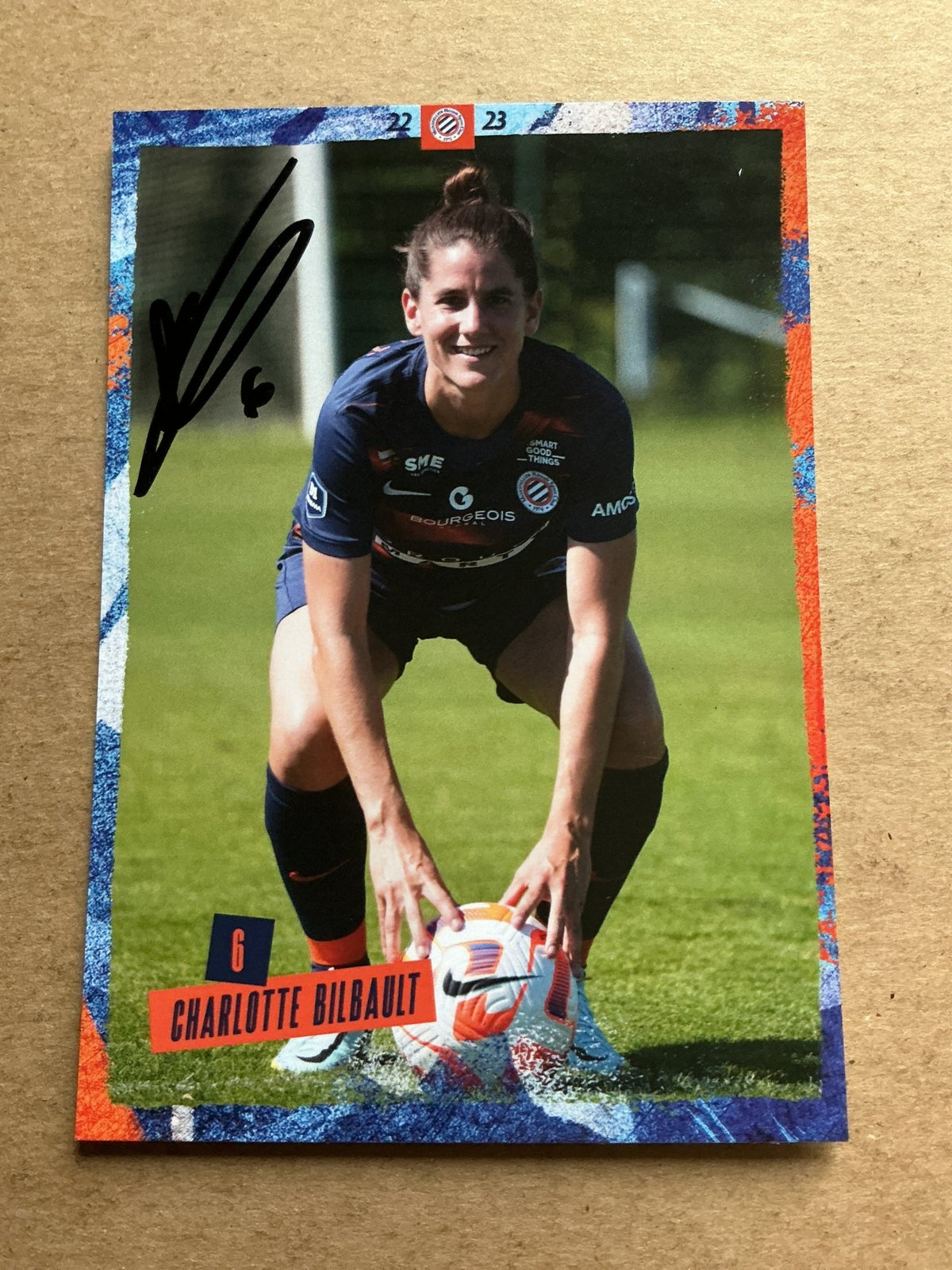 Charlotte Bilbault, France 🇫🇷 Montpellier HSC 2022/23 hand signed - Autographs-World