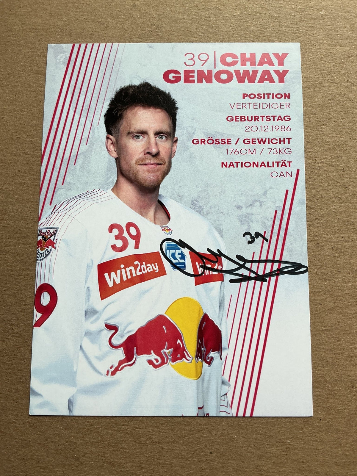 Chay Genoway, Canada 🇨🇦 EC Red Bull Salzburg 2023/24 hand signed - Autographs-World