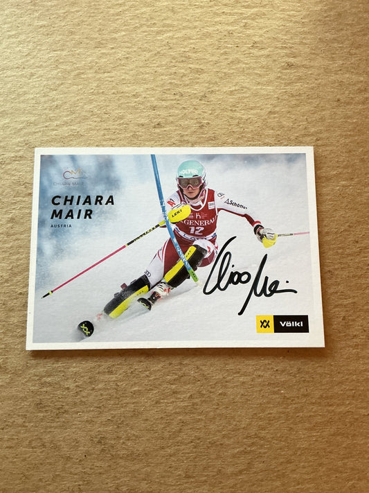Chiara Mair, Austria 🇦🇹 Alpine 2023/24 hand signed - Autographs-World