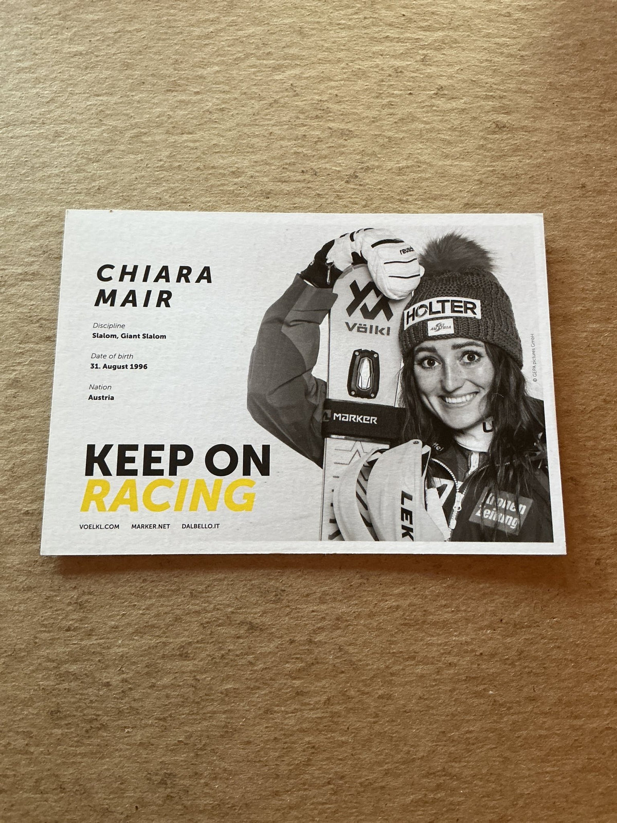 Chiara Mair, Austria 🇦🇹 Alpine 2023/24 hand signed - Autographs-World