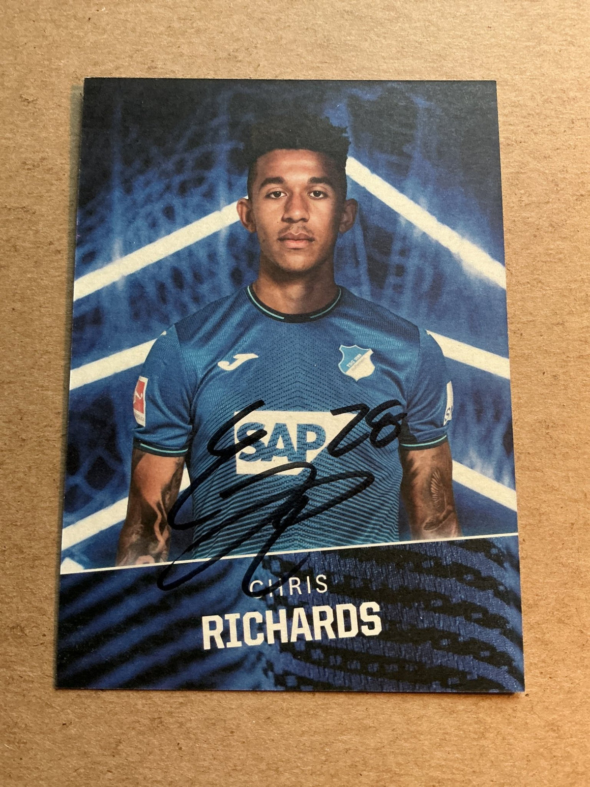 Chris Richards, USA 🇺🇸 TSG 1899 Hoffenheim 2021/22 hand signed - Autographs-World