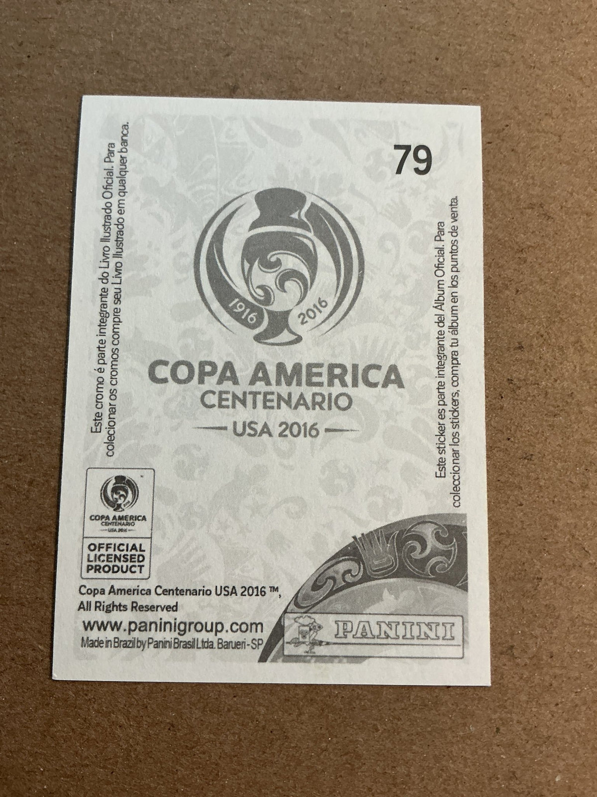 Christian Bolaños, Costa Rica 🇨🇷 Copa America 2016 Panini hand signed - Autographs-World