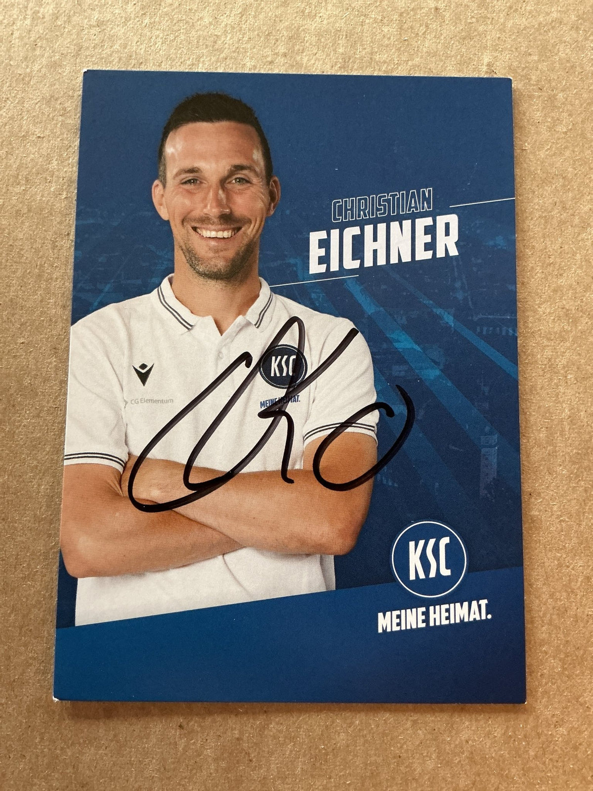 Christian Eichner, Germany 🇩🇪 Karlsruher SC 2021/22 hand signed - Autographs-World