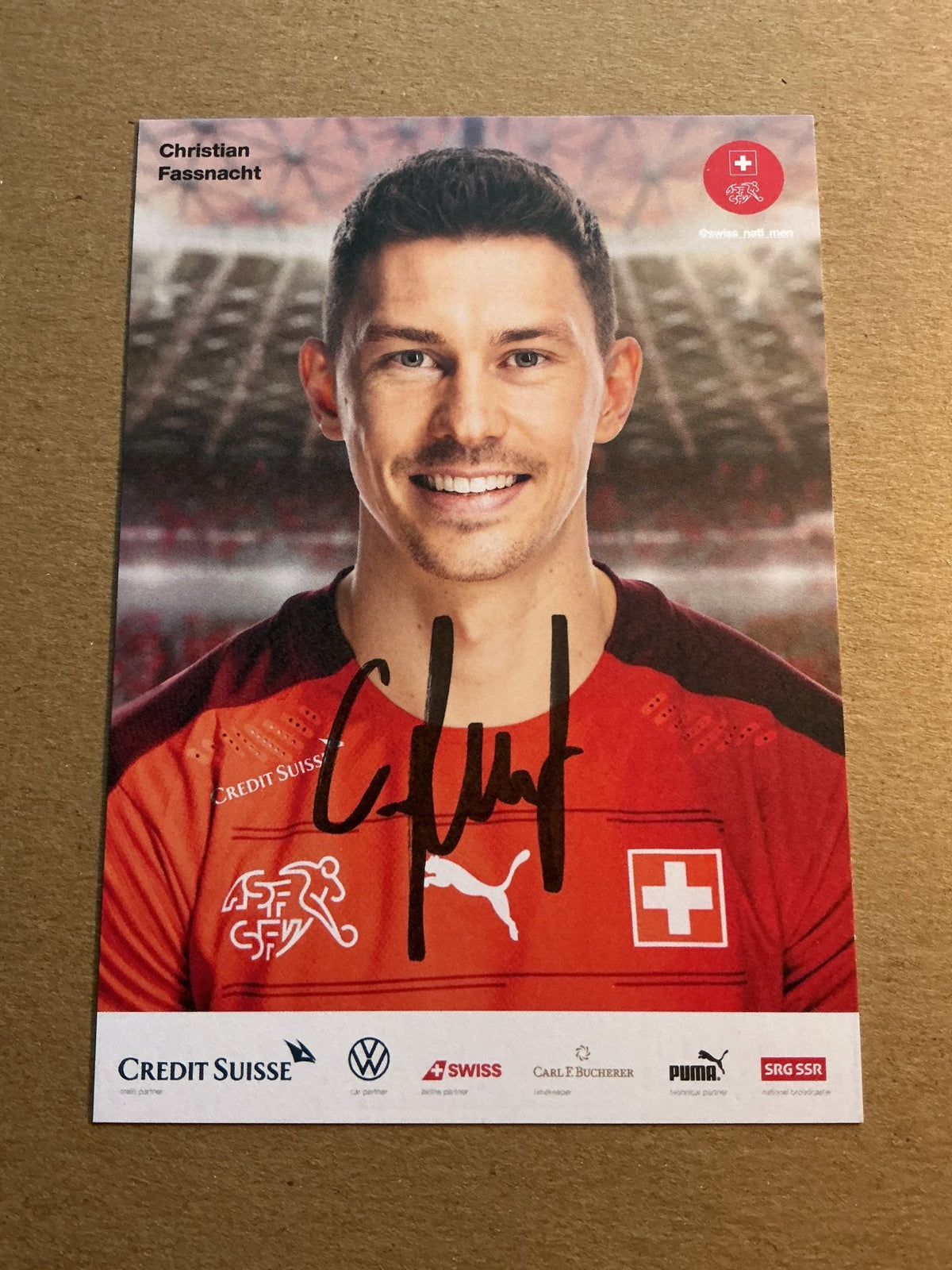 Christian Fassnacht, Switzerland 🇨🇭 2021 hand signed - Autographs-World