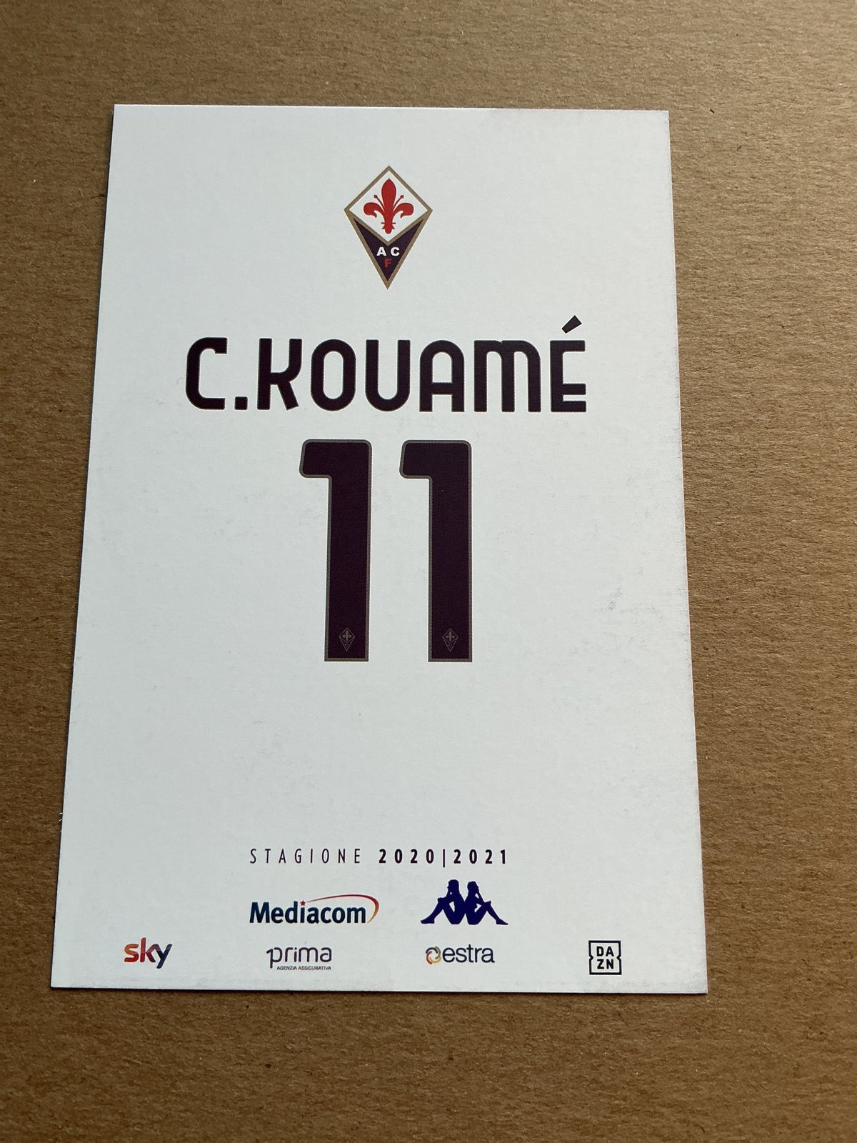 Christian Kouamé, Ivory Coast 🇨🇮 ACF Fiorentina 2020/21 hand signed - Autographs-World