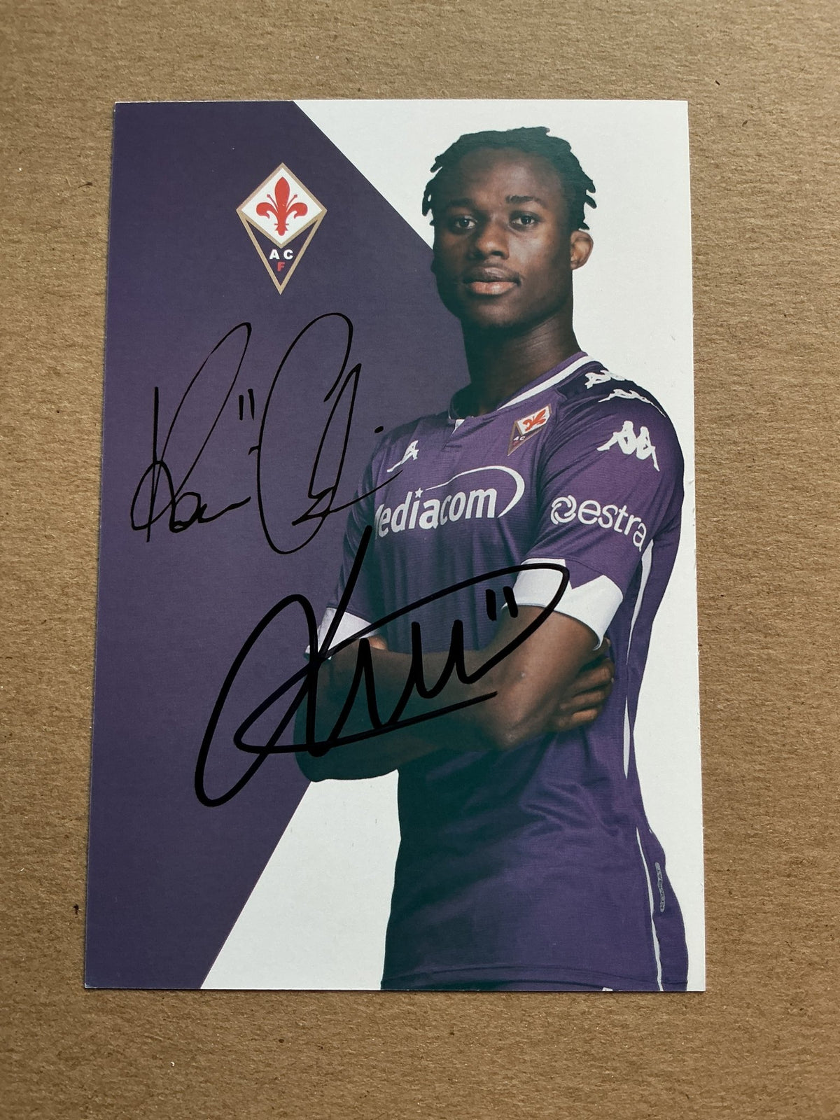 Christian Kouamé, Ivory Coast 🇨🇮 ACF Fiorentina 2020/21 hand signed - Autographs-World
