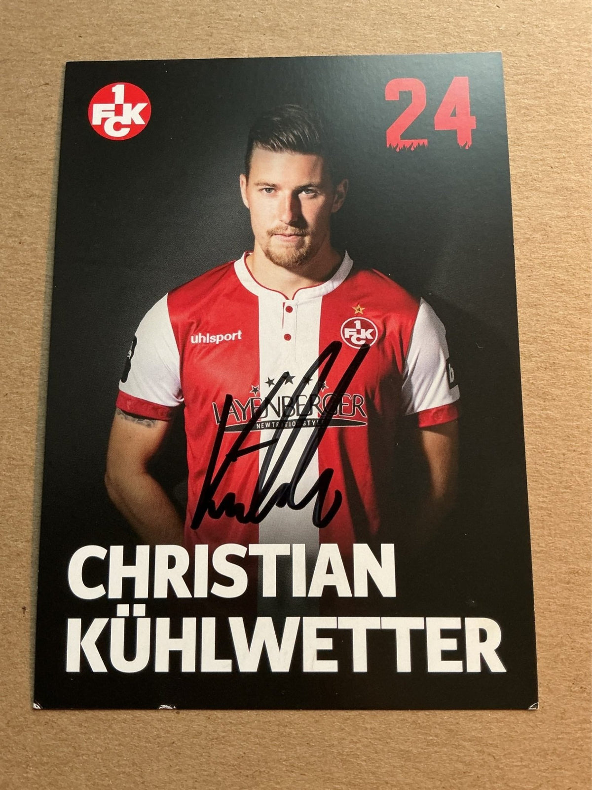 Christian Kühlwetter, Germany 🇩🇪 1.FC Kaiserslautern 2018/19 hand signed - Autographs-World