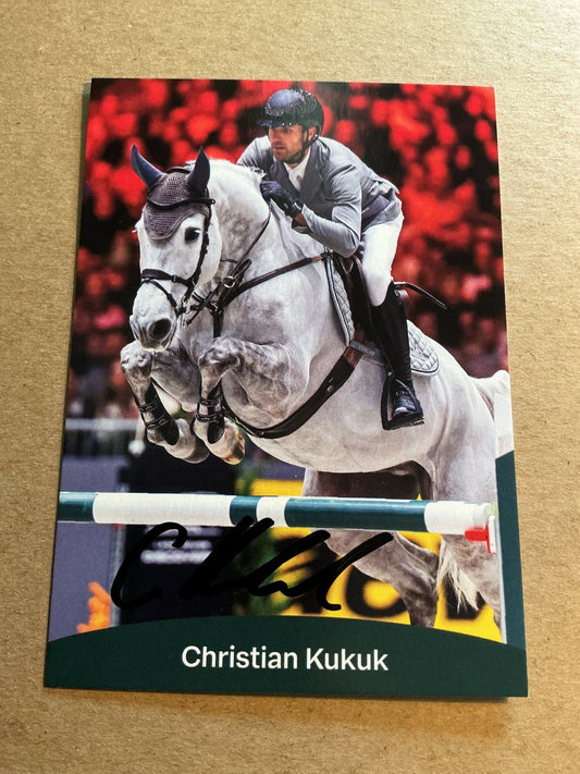 Christian Kukuk, Germany 🇩🇪 Equestrian Sports 2025 hand signed - Autographs-World