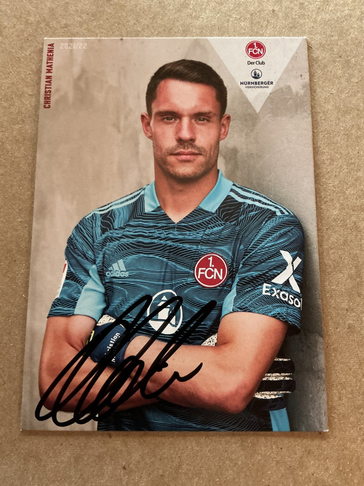 Christian Mathenia, Germany 🇩🇪 1.FC Nürnberg 2021/22 hand signed - Autographs-World