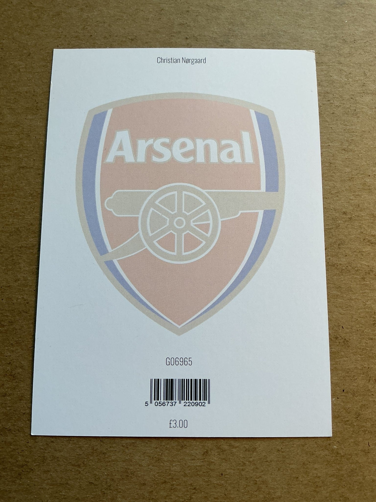 Christian Nørgaard, Denmark 🇩🇰 Arsenal FC 2025/26 hand signed - Autographs-World