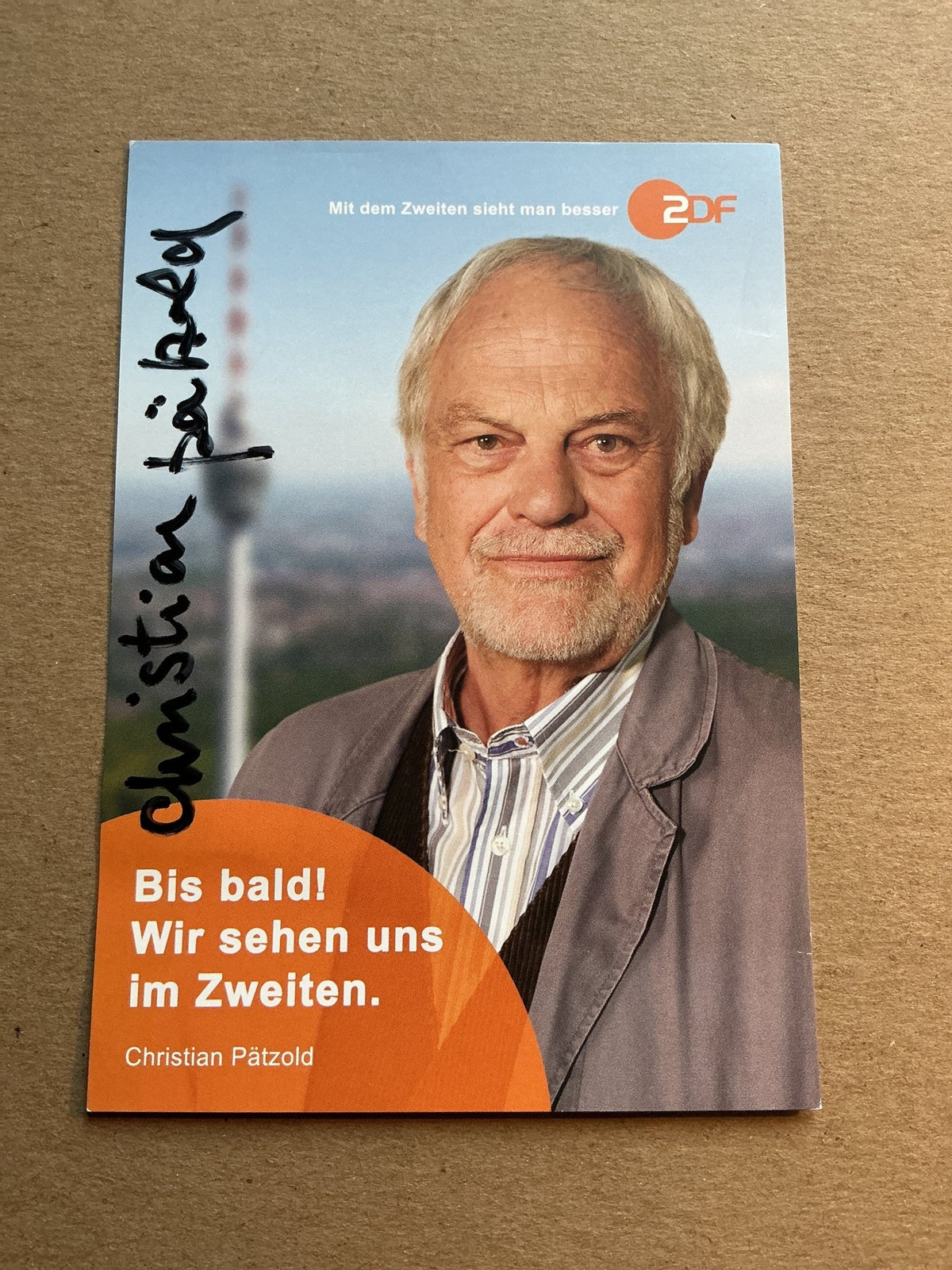 Christian Pätzold, Germany 🇩🇪 Actor 2024 hand signed - Autographs-World
