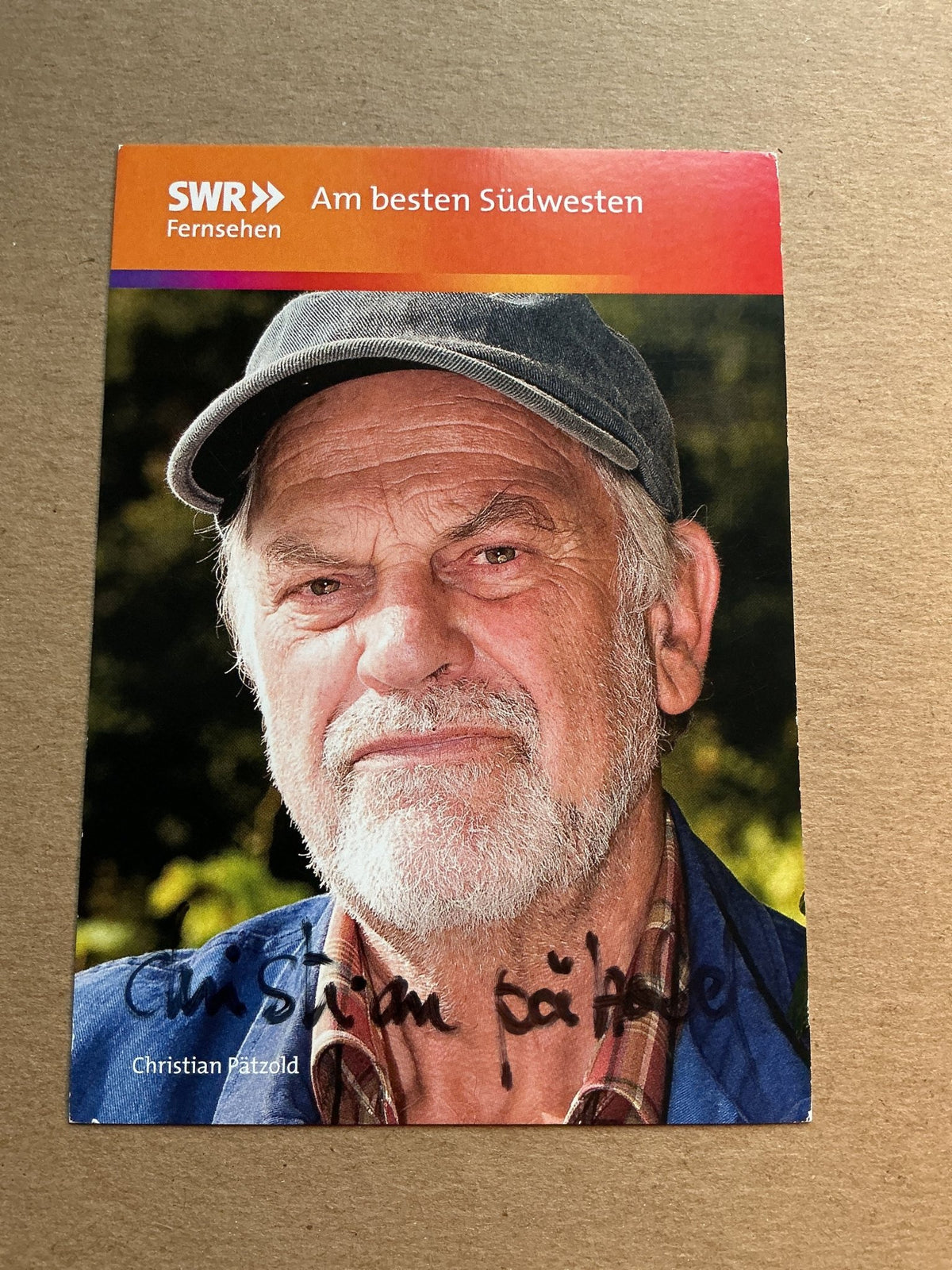 Christian Pätzold, Germany 🇩🇪 Actor 2024 hand signed - Autographs-World